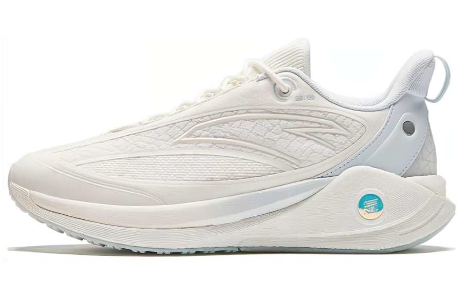 Anta C37 Series C37 Slip Resistant Low top Running Shoes Women's White Gray