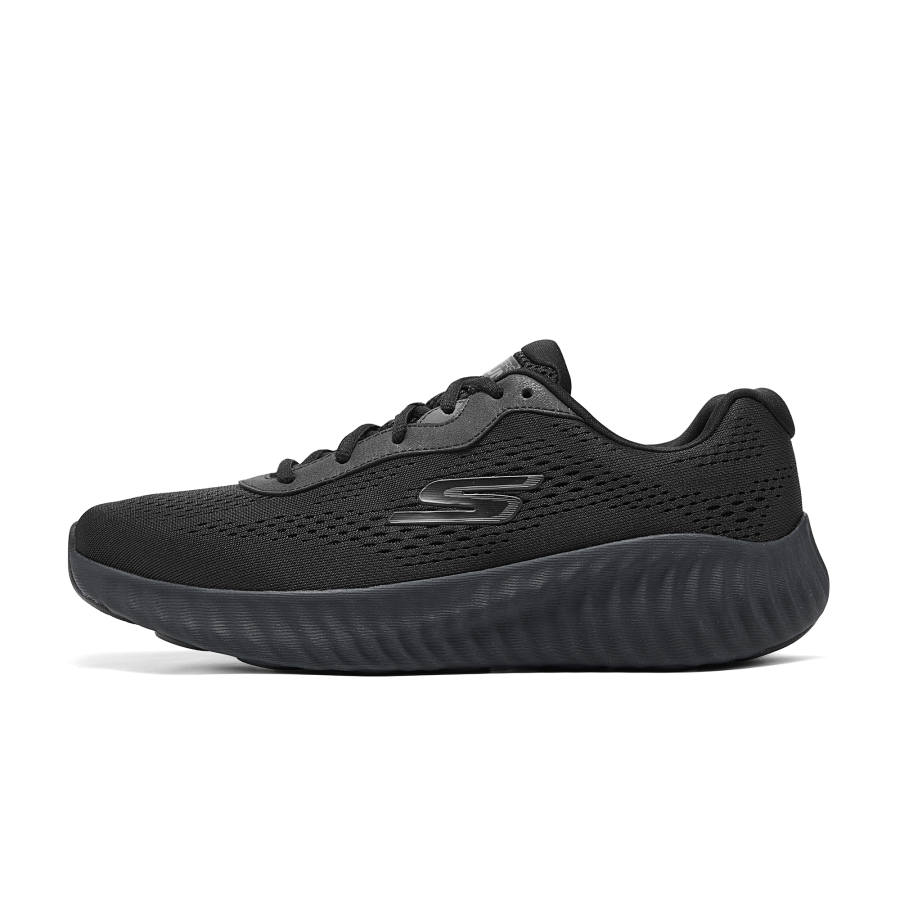 Skechers Mesh Support Abrasion Resistant Lightweight Breathable Low top Running Shoes Men's All Black