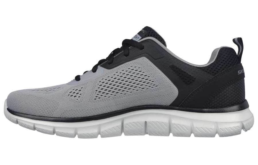 Skechers TRACK Low top Running Shoes Men's Black Gray