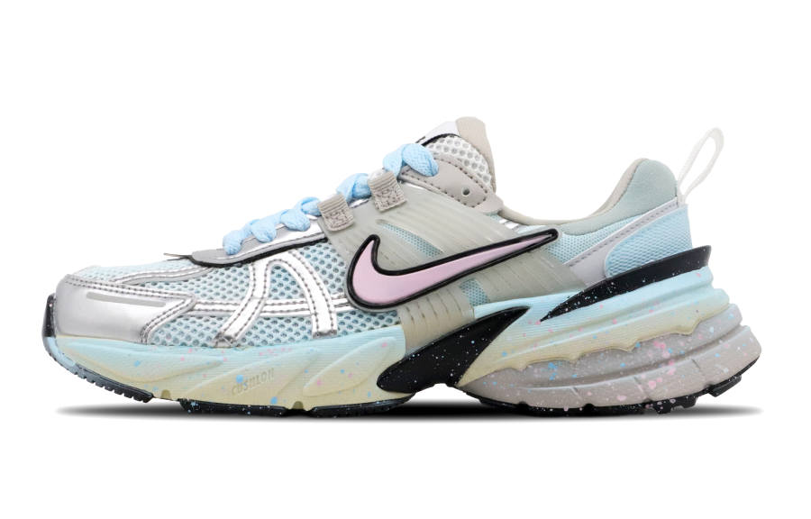 Nike Nike V2K Run Abrasion Resistant Low top Casual Running Shoes Women's Frosted Blueberry