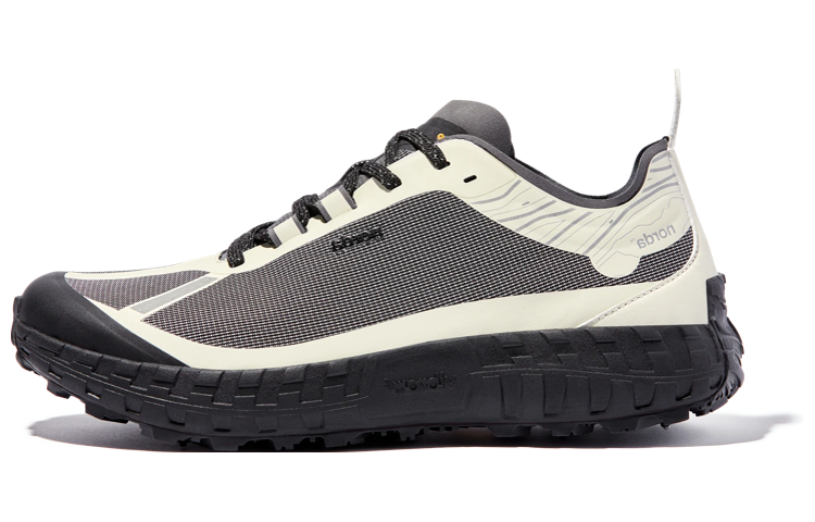 NORDA 001 Lace Up Fabric Abrasion Resistant Abrasion Resistant Low top Running Shoes Men's Gray White