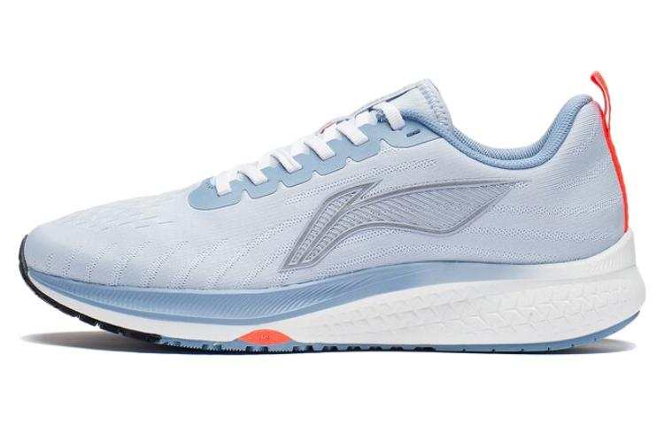 Li-Ning Li Ning Red Hare 5 Fabric Slip Resistant Abrasion Resistant Low top Running Shoes Men's Silver Gray
