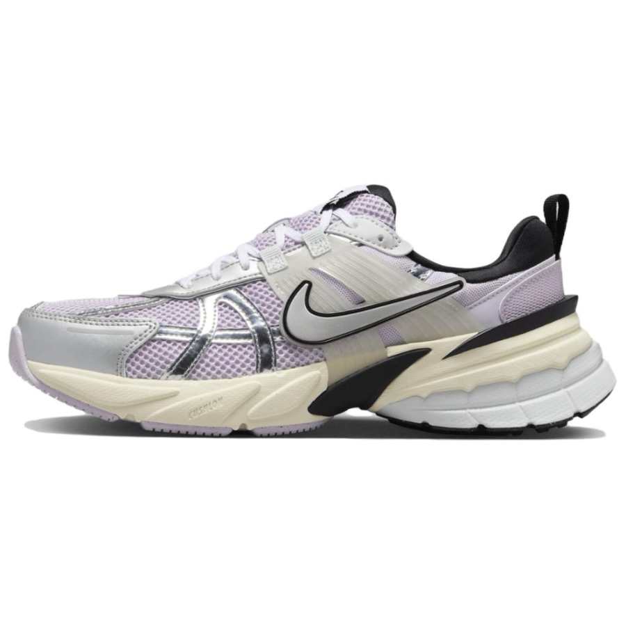 Nike Nike V2K Run Slip Resistant Abrasion Resistant Low top Casual Running Shoes Women's Black Purple