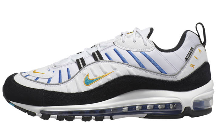 Nike Nike Air Max 98 White Teal Nebula University Gold