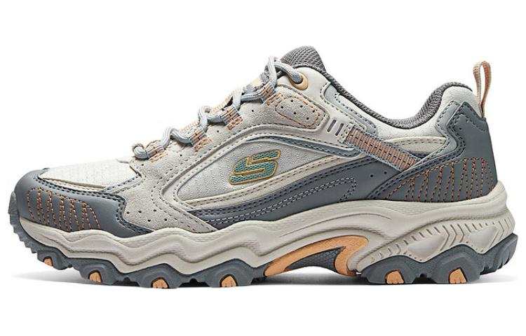 Skechers Stamina At Abrasion Resistant Breathable Low top Running Shoes Women's Beige Gray