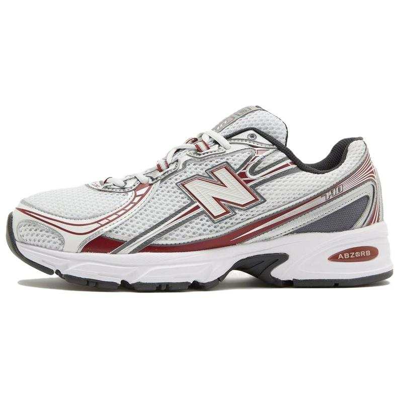 New Balance New Balance NB 740 Abrasion Resistant Breathable Low top Running Shoes Women's White Red