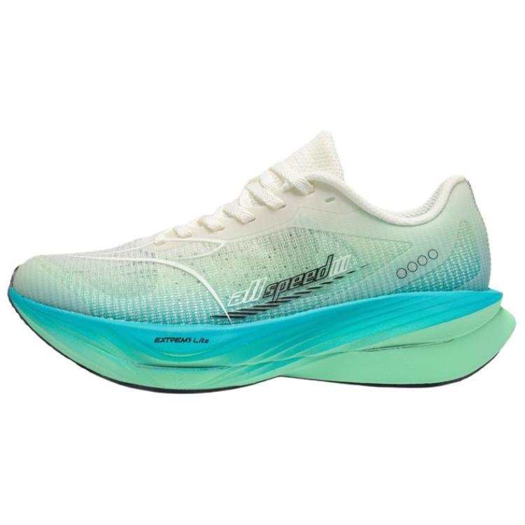 361° Speeding Running Shoes Men's Low Top Feather White Jelly Mint
