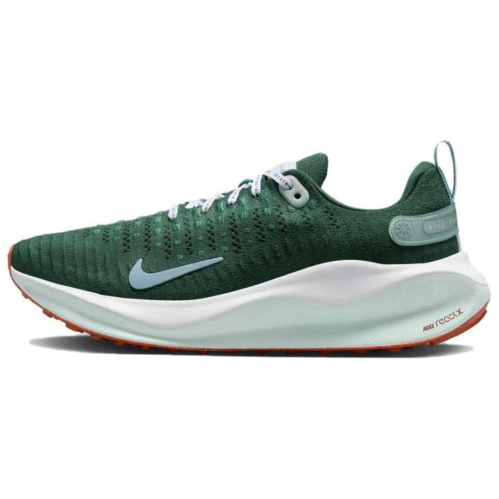 Nike Nike React Infinity Run Flyknit 4 Cushioning Slip Resistant Low top Running Shoes Unisex Green Blue