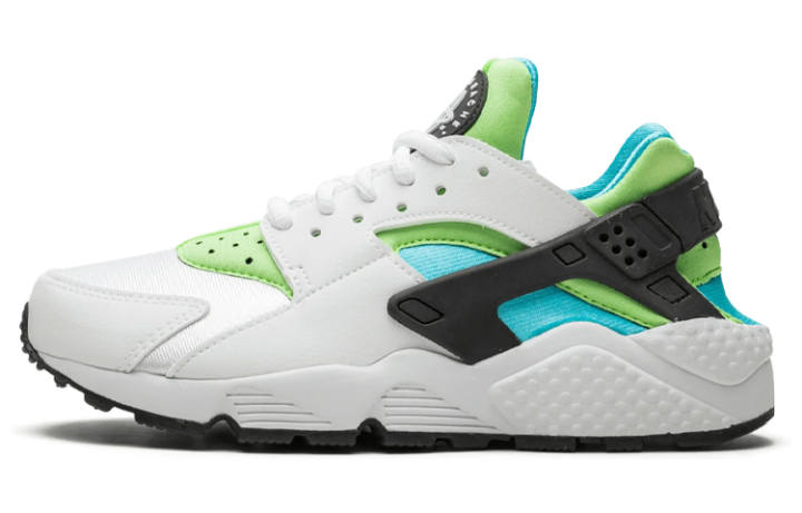 Nike Nike Air Huarache Run White Clearwater Flash Lime Women's