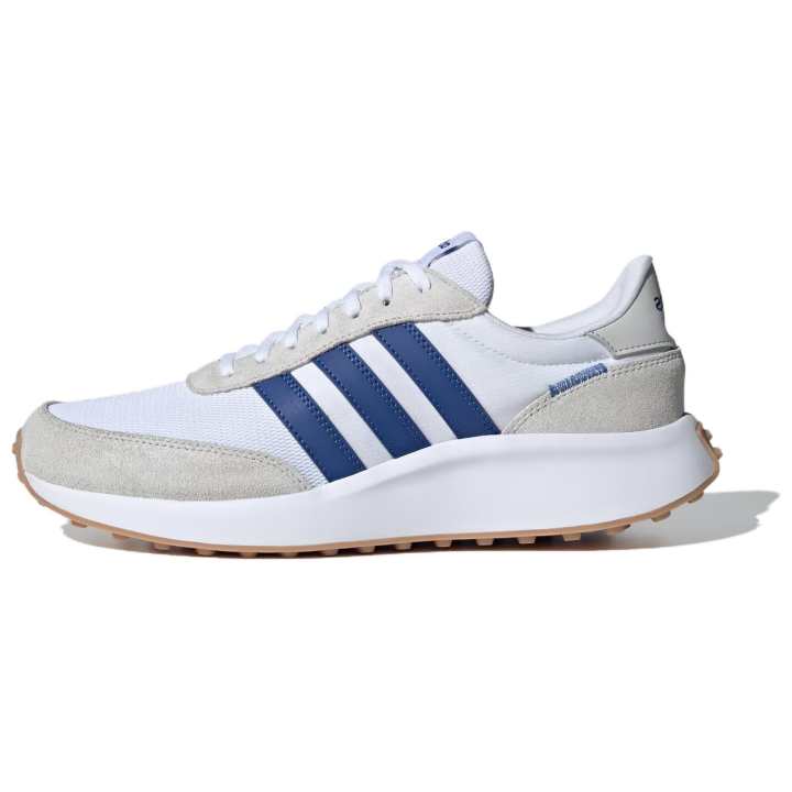 Adidas Adidas Run 70S Slip Resistant Abrasion Resistant Low top Running Shoes Men's White