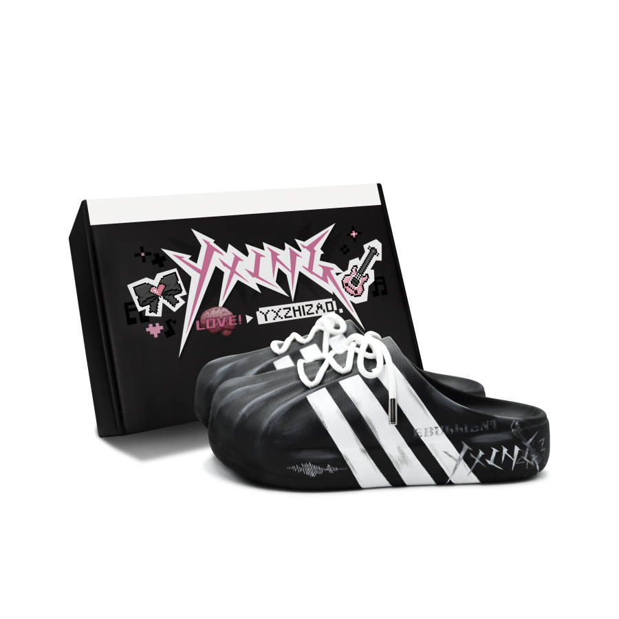 Adidas Originals AdiFOM Superstar Closed Toe Slippers Unisex Black White Gray