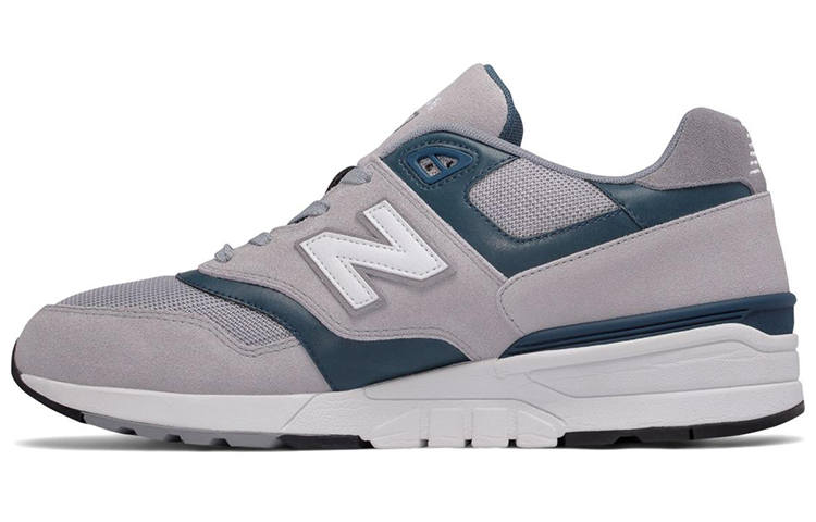 New Balance New Balance NB 597 Abrasion Resistant Slip Resistant Low top Running Shoes Men's Blue Gray