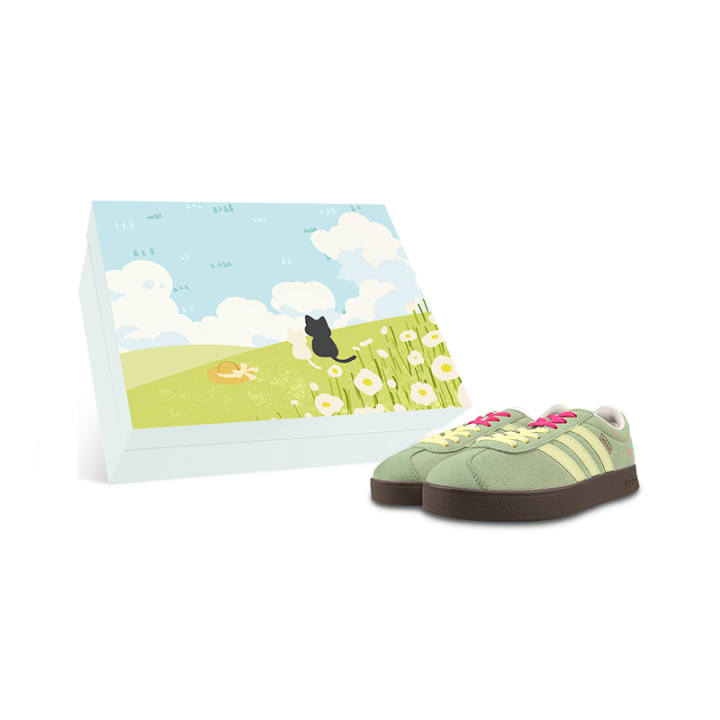 Adidas Adidas VL COURT 2.0 Low top Skateboard Shoes Unisex Green
