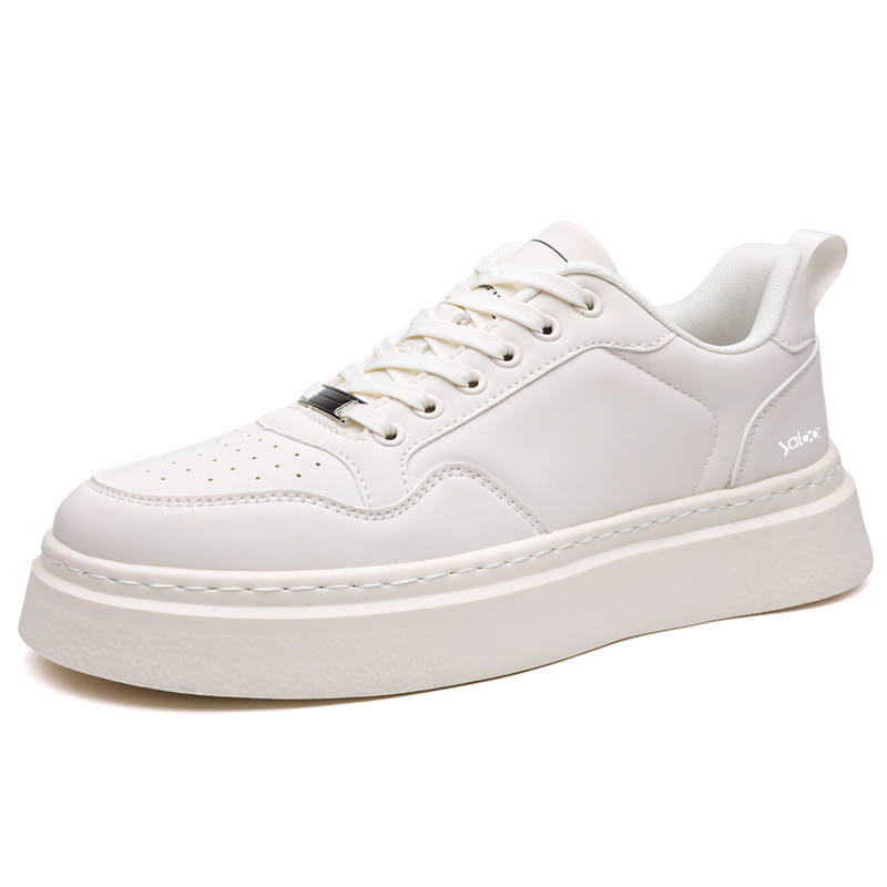 YALU Microfiber Leather Lightweight Breathable Lightweight And Breathable Low top Skateboard Shoes Men's