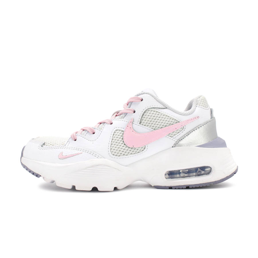 Nike Nike Air Max Fusion Slip Resistant Low top Casual Running Shoes Women's Pink Silver White