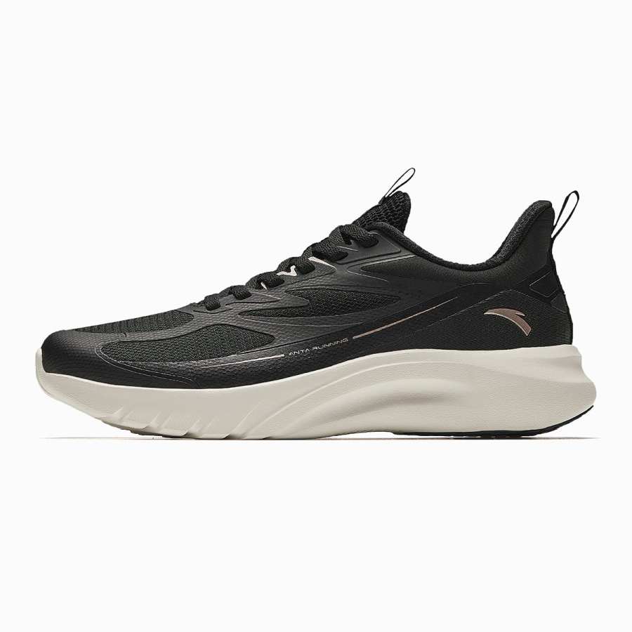 Anta Breathable And Lightweight Low top Casual Running Shoes Women's Black