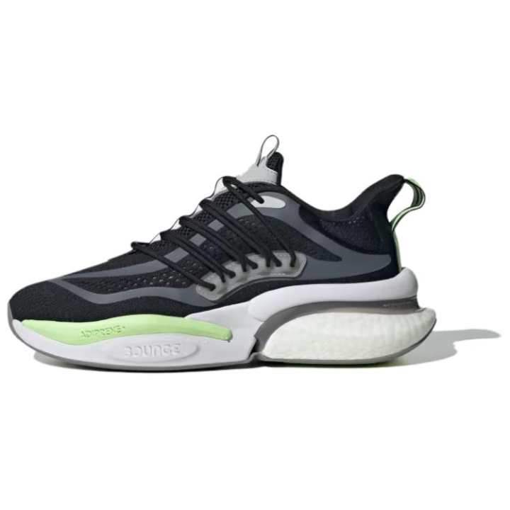 Adidas Adidas ALPHABOOST V1 Comfortable Abrasion Resistant Impact Resistant Low top Casual Running Shoes Unisex Black