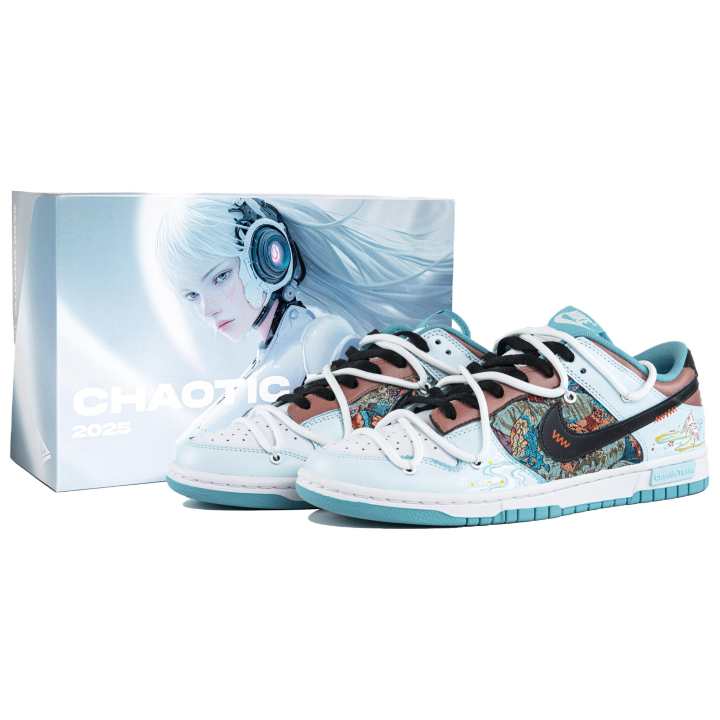 Nike Nike Dunk Low top Skateboard Shoes Unisex Blue White