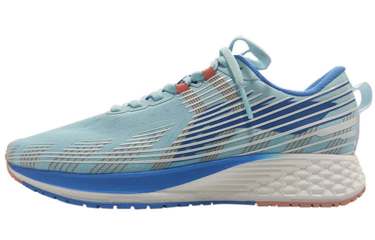 Li-Ning LiNing Red Hare 4 Shock Absorbers Slip Resistant, Abrasion Resistant, Breathable Low Top Running Shoes Men's Light Blue