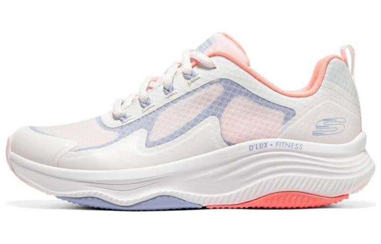 Skechers D'lux Fitness 'White Orange' Women's