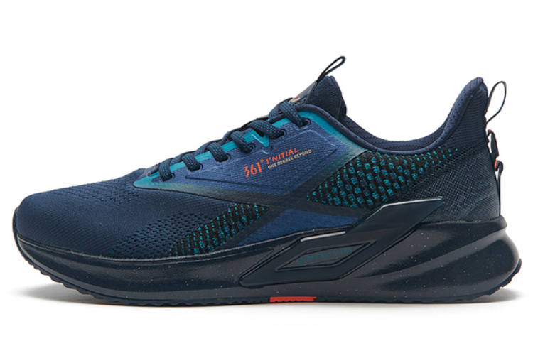 361° Breathable Lightweight Breathable And Lightweight Low top Running Shoes Men's Blue Teal