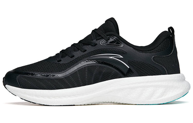 Anta Martian Foam Slip Resistant, Abrasion Resistant, Cushioning, Breathable Low top Running Shoes Men's Black