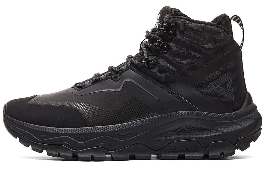 PEAK Cushioning Abrasion Resistant Rebound High top Casual Shoes Men's Black