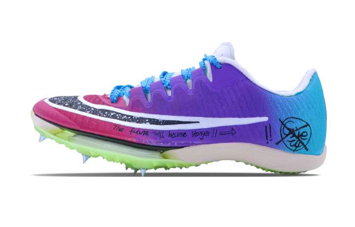 Nike Nike Air Zoom Maxfly Cushioning Low top Air Cushion Sprint Running Shoes Unisex Blue