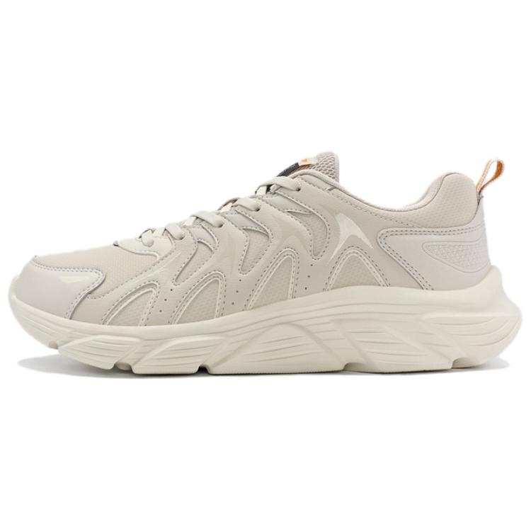 XTEP Abrasion Resistant Low top Casual Running Shoes Men's Beige