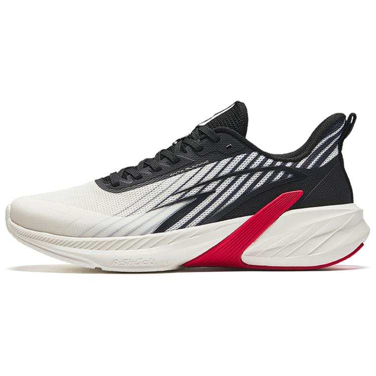 Anta Intercity Abrasion Resistant Low top Running Shoes Men's White Black