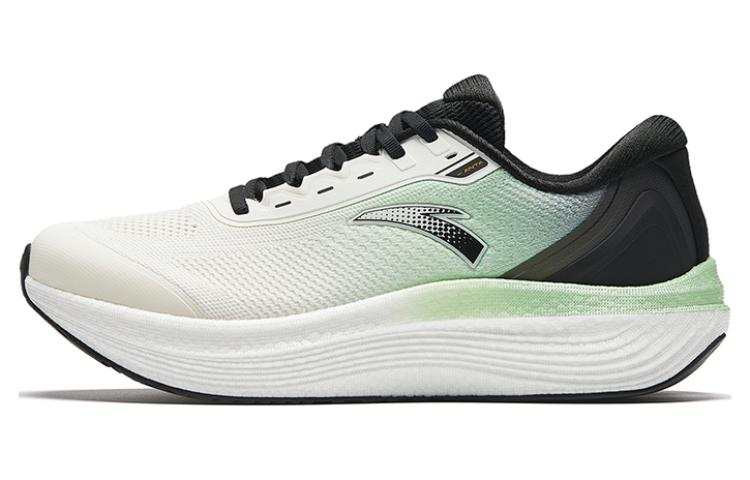 Anta Slip Resistant Abrasion Resistant Low top Nitrogen Technology Running Shoes Men's Evergreen Green