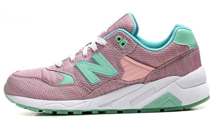 New Balance New Balance 580 Shoes Grey/Pink/Red Women's