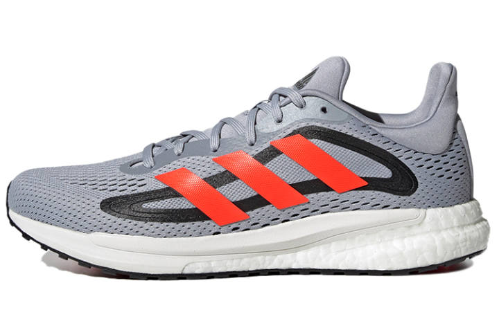 Adidas Adidas Solarglide 4 Halo Silver Solar Red