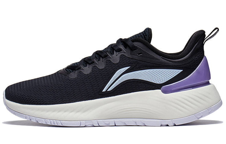 Li-Ning Li Ning YueYing Element Slip Resistant Abrasion Resistant Low top Running Shoes Women's Black