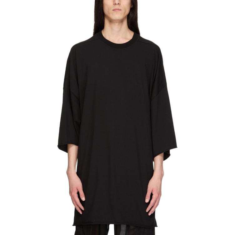 RICK OWENS T Shirts Men's Black Crew Neck
