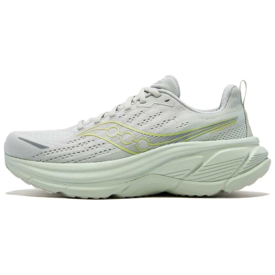 Saucony Hurricane 25 Support Rebound Support Rebound Running Shoes Unisex Gray Green