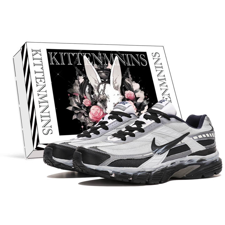 Nike Nike Initiator Cushioning Low top Running Shoes Men's Black White