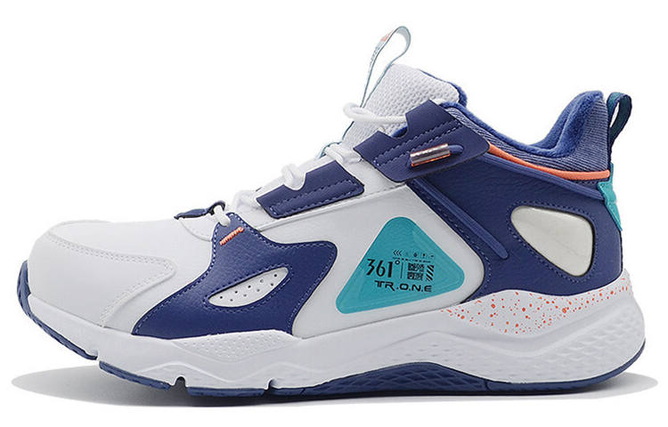 361° Slip Resistant Thermal Slip Resistant Thermal Low top Casual Athletic Shoes White Blue