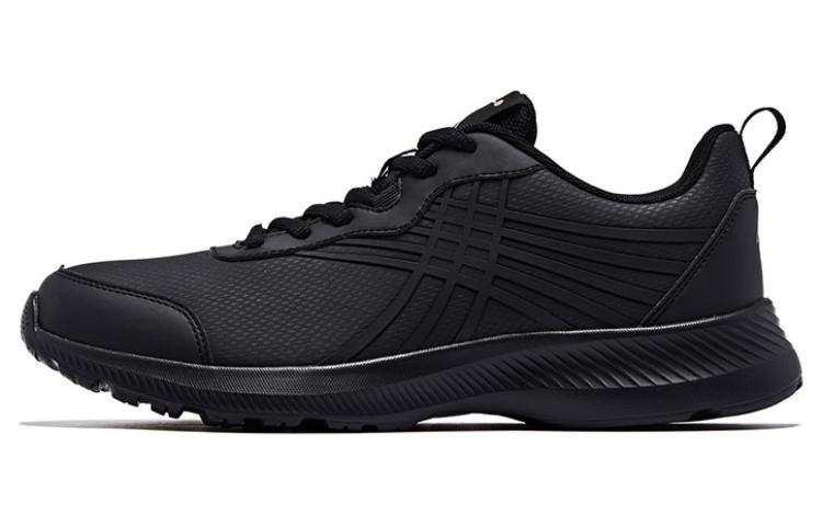 QIAODAN Low top Casual Running Shoes Men's Black Gold