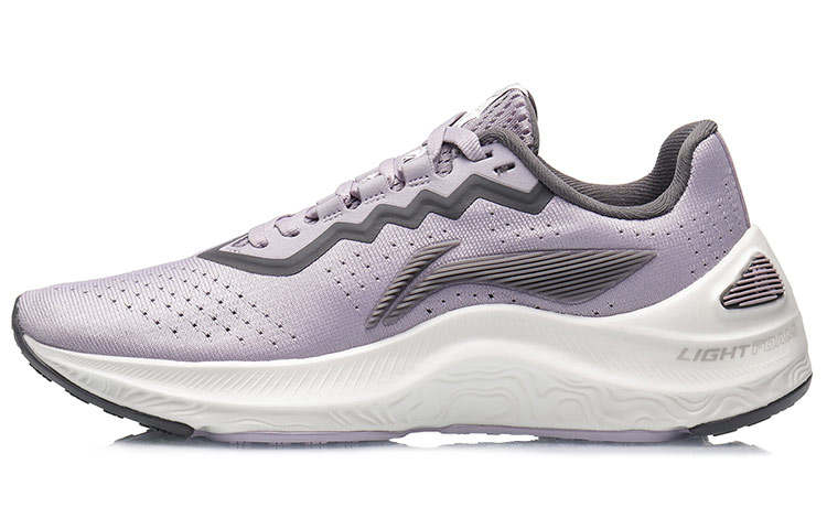 Li-Ning Li Ning Arashi Cushioning Slip Resistant Abrasion Resistant Low top Running Shoes Women's Raspberry Purple