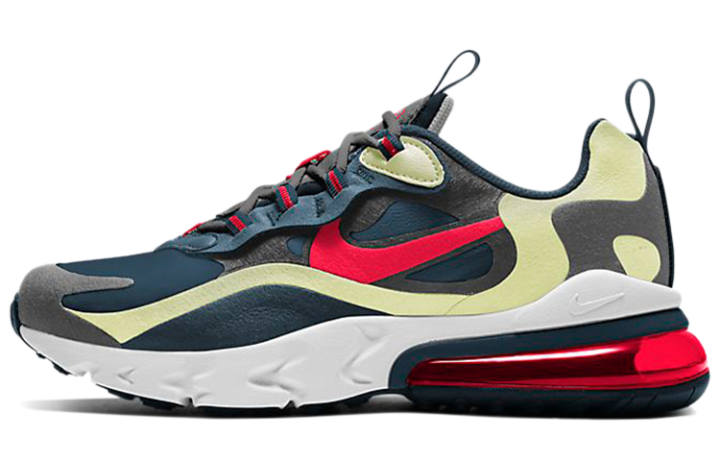 Nike Nike Air Max 270 React 'Iron Grey Lime Crimson' Gs