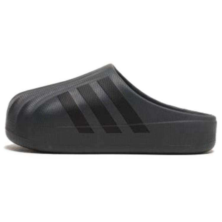 Adidas Originals AdiFOM SUPERSTAR MULE Soft And Comfortable Quick Dry Closed Toe Slippers Unisex Black