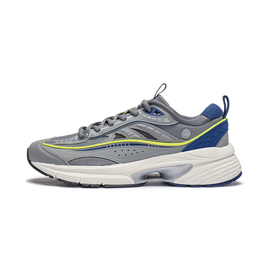 Li-Ning Li Ning Comet LITE Comfortable Slip Resistant Abrasion Resistant Low top Casual Shoes Men's Gray