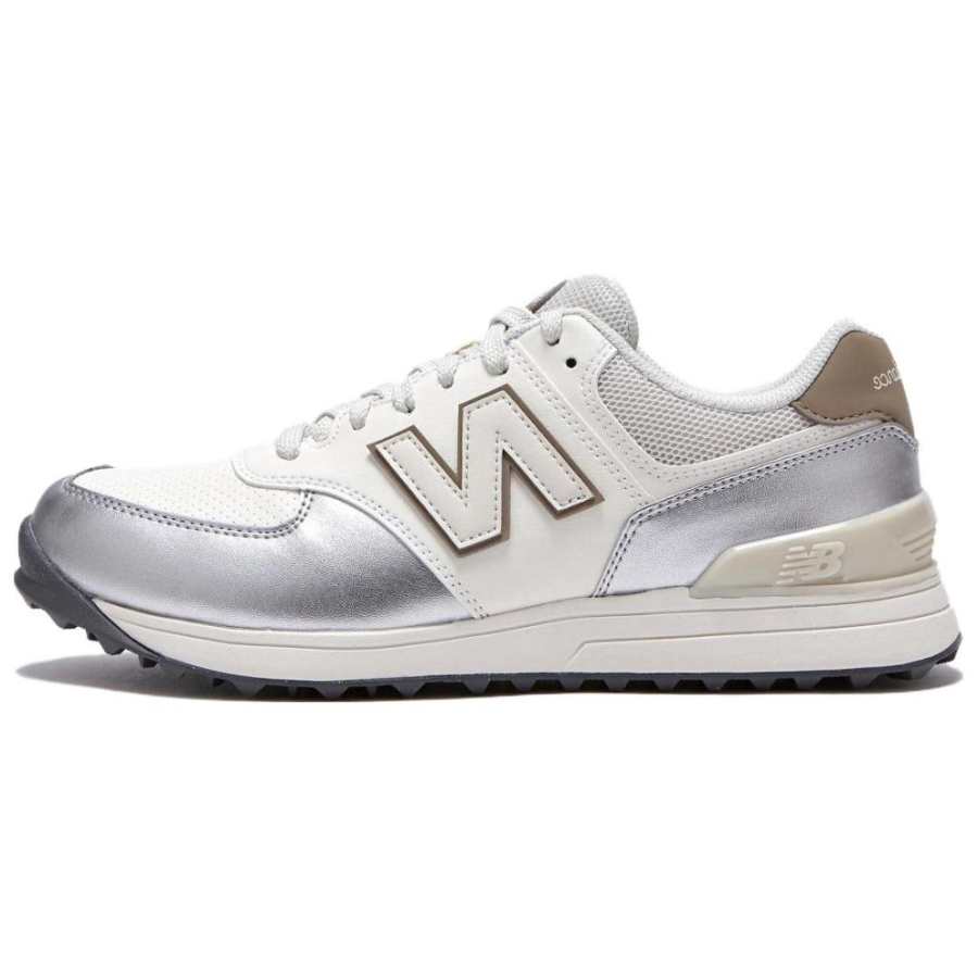 New Balance New Balance NB 574 Comfortable Low top Running Shoes Women's Silver White