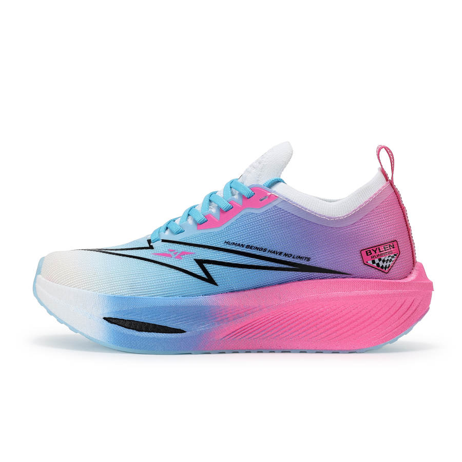 BYLEN Low top Running Shoes Unisex Mismatched Color Cinnabar