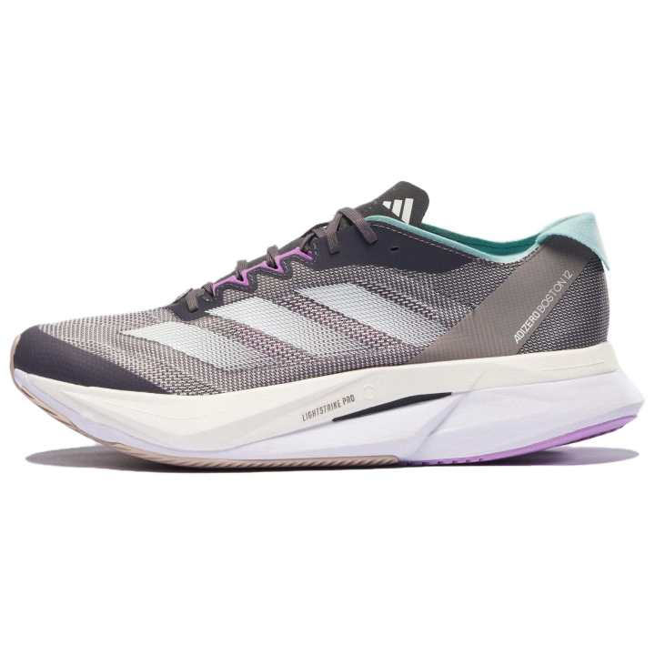 Adidas Adidas Adizero Boston 12 Comfortable And Lightweight Breathable Support Low top Training Running Shoes Men's Gray