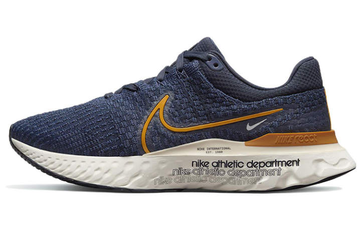 Nike Nike React Infinity Run Flyknit 3 Comfortable And Lightweight Fabric Cushioning Slip Resistant Abrasion Resistant
