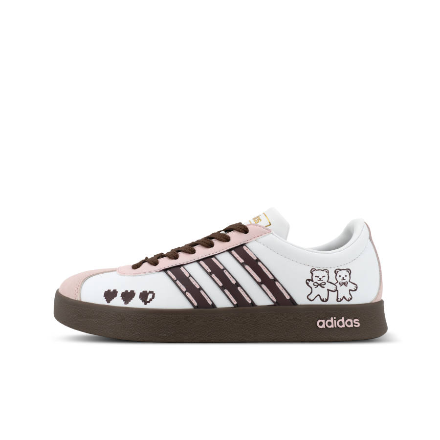 Adidas Adidas VL COURT 2.0 Orangutan Mischief XJDD Sweet Bear Lightweight Low top German Army Trainers Women's