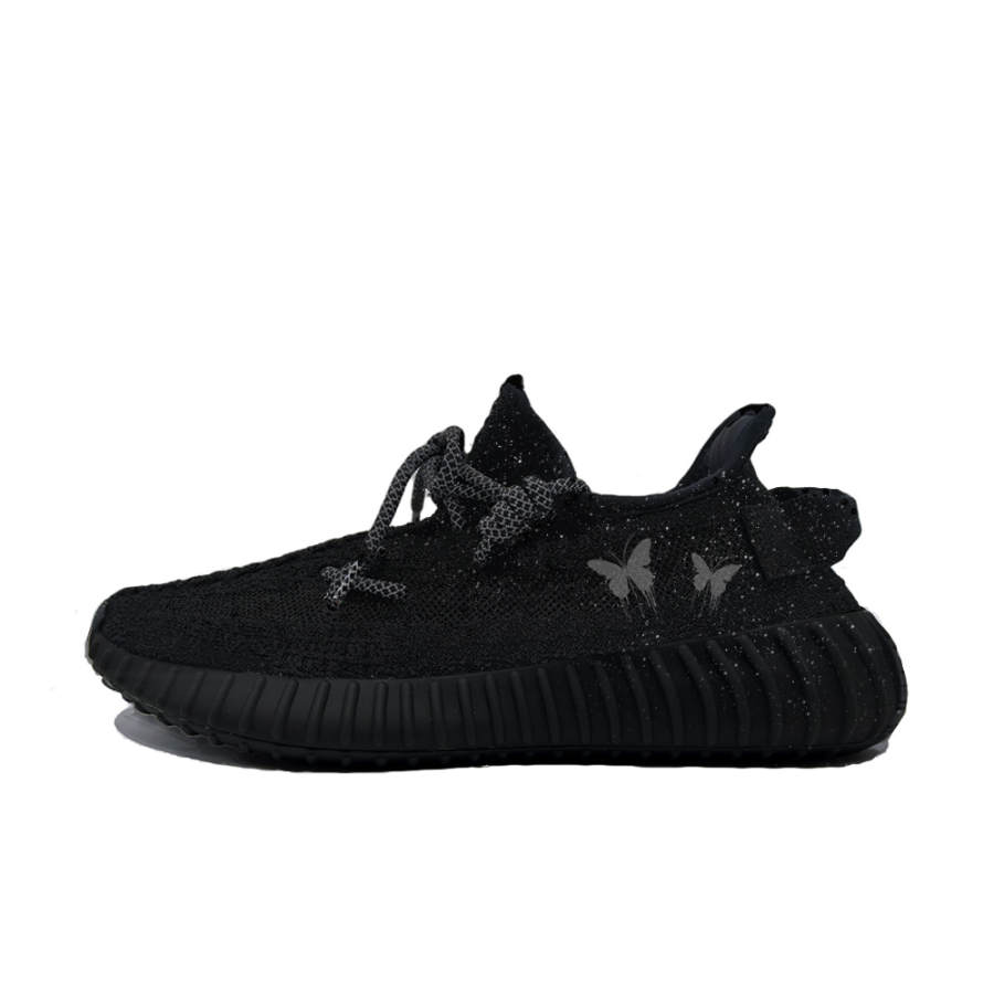 Adidas Originals Yeezy Boost 350 V2 Baby's Breath Starry Sky Butterfly Fabric Cushioning Abrasion Resistant