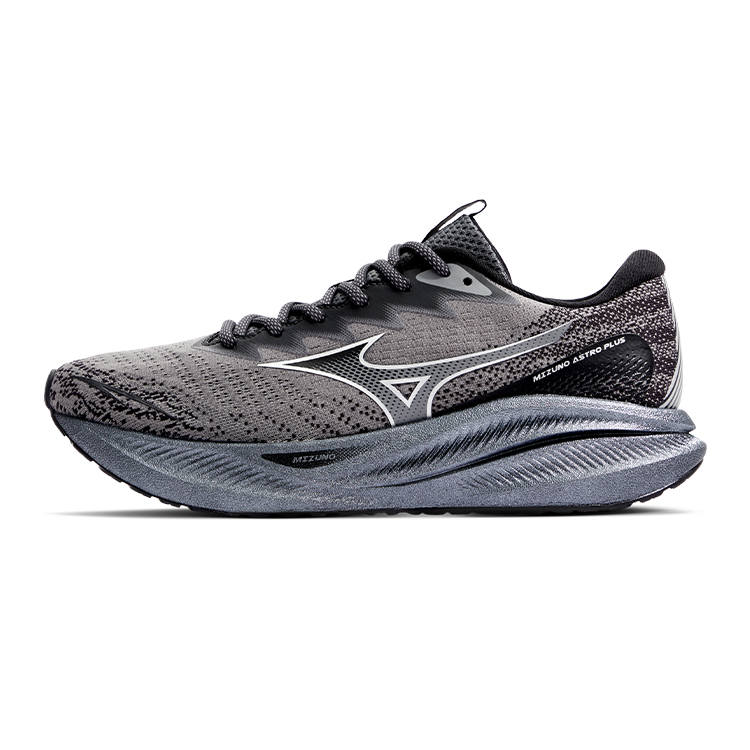 Mizuno ASTRO PLUS Abrasion Resistant Low top Running Shoes Unisex Smoky Black